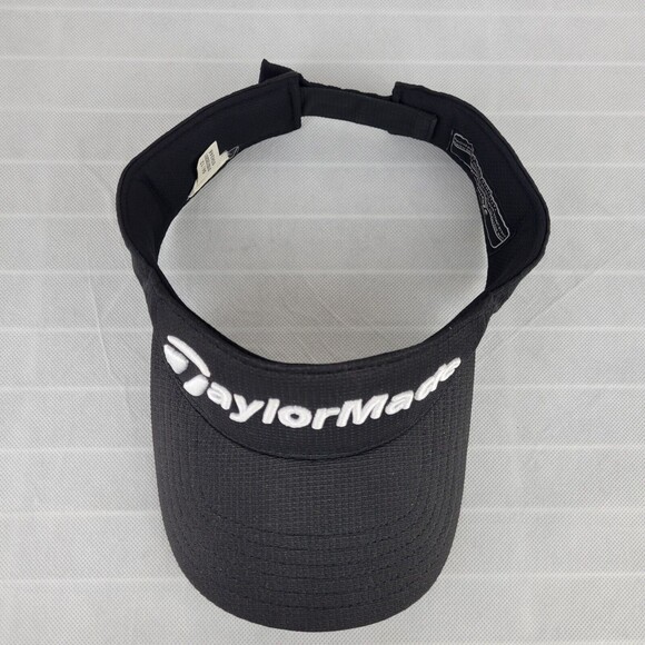 Taylormade Golf Sun Visor Embroidered R11S RBZ Black OSFA Adjustable Hat - Picture 6 of 10